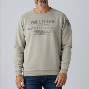 PME Legend Men’s Sweatshirt • Gray‎ Pullover Graphic Flight Military • Sz XXXL